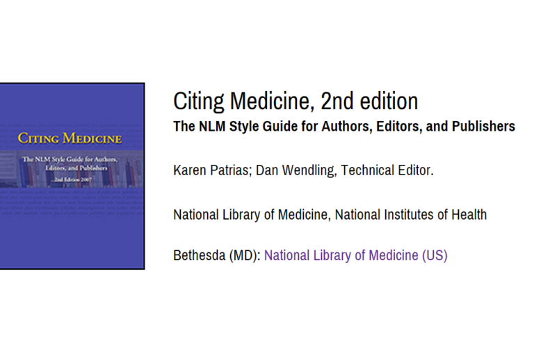 Citing Medicine 2